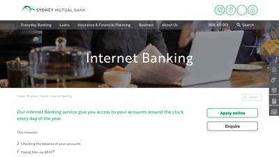 Internet Banking for business accounts
