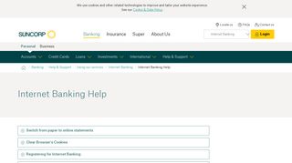 Internet Banking Help | Ways to Bank | Suncorp Bank - Suncorp Bank Portal Internet Banking