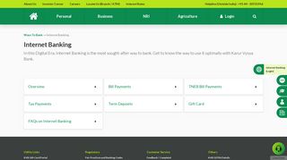 
Internet Banking, Online Banking | Karur Vysya Bank  
