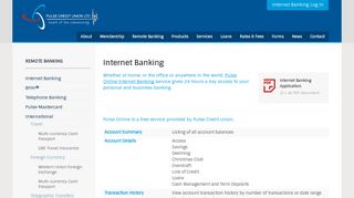 
                            2. Internet Banking - Pulse Credit Union Ltd - Pulse Credit Union Portal