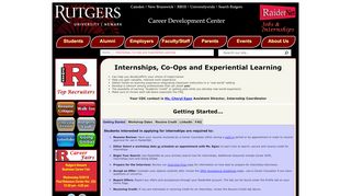 
                            5. Internships & Co-Ops - Rutgers University-Newark Career ...