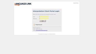 Interpretation Client Portal Login
