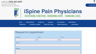 
                            4. Interventional Pain Management | Maple Grove, MN | iSpine Pain ... - Ispine Patient Portal