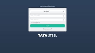
                            1. Intranet - Tata Steel Intranet Login