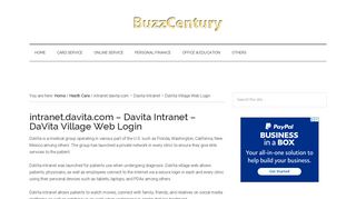 
                            7. intranet.davita.com – Davita Intranet – DaVita Village Web Login - Davita Village Web Davita Portal Employees
