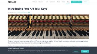 
                            3. Introducing Free API Trial Keys - DueDil | DueDil - Duedil Sign Up