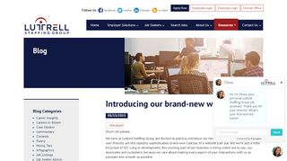 
                            7. Introducing our brand-new website! - Luttrell Staffing Group - Atwork Personnel Employee Portal