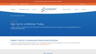 
                            1. Introducing QuickCase | Curaspan - naviHealth - Curaspan Quick Case Login