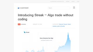 
                            3. Introducing Streak - Algo trade without coding – Z ... - Zerodha - Streak Zerodha Portal