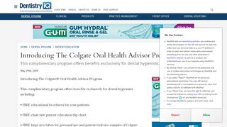 
                            6. Introducing The Colgate Oral Health Advisor Program ... - Colgate Oral Health Advisor Portal