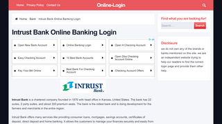 
                            8. Intrust Bank Online Banking Login | Sign In Page - Intrust Bank Online Banking Portal