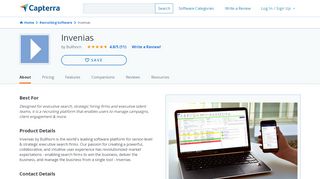 
                            6. Invenias Reviews and Pricing - 2020 - Capterra - Invenias Login
