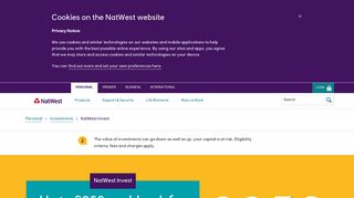 
                            1. Invest in Stocks and Shares ISAs | NatWest - Natwest Stockbrokers Portal