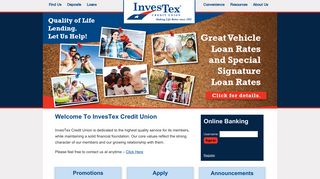 
                            5. InvesTex Credit Union - Good Shepherd Credit Union Portal