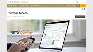 
                            8. Investor Access - Pershing - BNY Mellon | Pershing - Bny Mellon Bank Portal