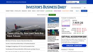 
                            4. Investor's Business Daily | Stock News & Stock Market ... - My Ibd Login
