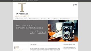 
                            6. InvesTrust » Our Team - Investrust Portal