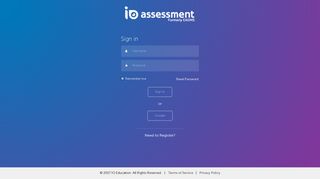 
                            2. IO Assessment