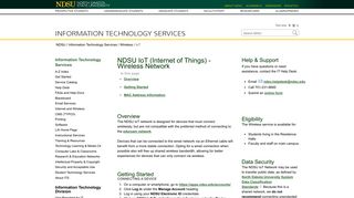 
                            7. IoT | Information Technology Services | NDSU - My Iot Portal