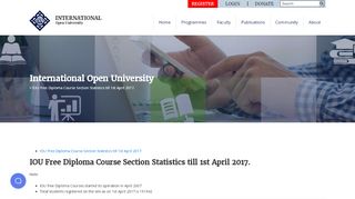 
                            1. IOU Free Diploma Course Section Statistics till 1st April 2017 ... - Iou Diploma Portal