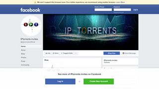 
IPtorrents invites - Home | Facebook  

