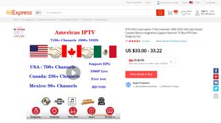 
                            6. IPTV M3U subcription 7100 Channels 1800 VOD USA Latin ... - Mexico Iptv Portal