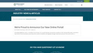 
                            3. ira online portal Archives | Provident Trust Group - Provident Trust Group Portal