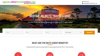 
IRCTC Authorized Agent - Earn up to Rs.80,000/- Per Month ...  
