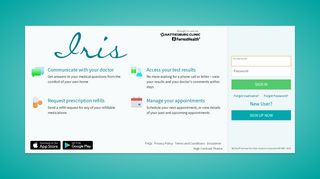 
                            2. Iris - Login Page - Iris Online Sign Up