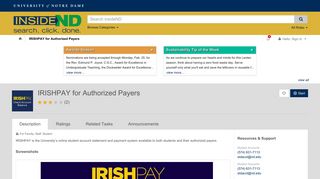 
                            3. IRISHPAY for Authorized Payers | InsideND - Irish Pay Login