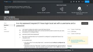 
                            5. is a vty password requierd if i have login local set with a ... - Set Login On Vty To Use Local Database