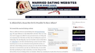 
                            8. Is AffairsClub a Scam Site Or It's Possible To Have Affairs? - Affairsclub Com Portal Page