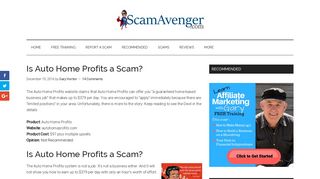 
                            6. Is Auto Home Profits a Scam? - ScamAvenger.com - Auto Home Profits Login