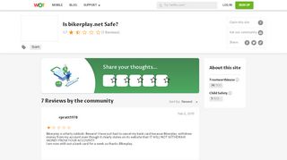 
                            4. Is bikerplay.net Safe? Community Reviews | WoT (Web of Trust) - Bikerplay Login