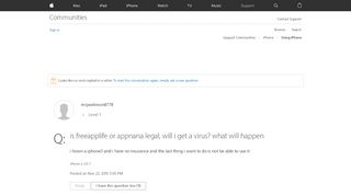 
                            5. is freeapplife or appnana legal, will i g… - Apple Community - Freeapplife Sign Up