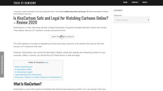 
                            5. Is KissCartoon Safe & Legal for Watching Cartoons Online ... - Kiss Cartoon Me Portal