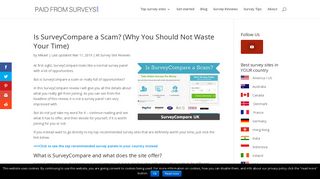 
                            3. Is SurveyCompare a Scam? (Why You Should Not Waste Your ... - Surveycompare Sign In