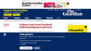 
                            8. Is there a way to use Facebook without giving up my privacy ... - Face3book Portal