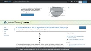 
                            7. Is Weiss Research, Inc. a legitimate financial research company ... - Weiss Research Portal