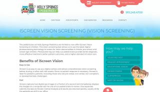 
                            8. iScreen Vision Screening (Vision Screening) - Holly Springs Pediatrics - Iscreen Portal