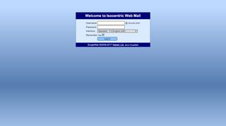 
                            10. Isocentric WebMail - crccok.com - SurgeMail Welcome Page - Crc Webmail Portal