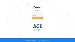 
                            7. iSolved HCM - Ace Payroll Employee Portal