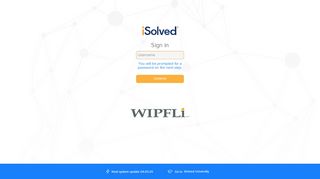 
                            7. iSolved HCM - Wipfli Payroll Portal