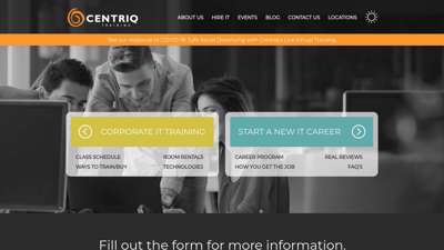 IT Career Training  Corporate IT Training - Centriq Training