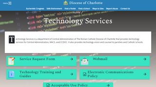 
                            8. IT | Diocese of Charlotte - Webmail Catholic Org Portal