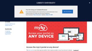 
                            2. IT Services - myLU Portal - Liberty University - Liberty University Blackboard Portal