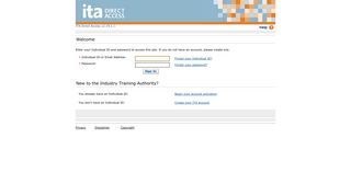 
                            4. ITA Direct Access - Login - Itabc Portal