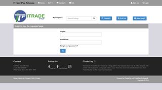 
                            8. iTrade Pay, Powered by iTrade Pay Barter Software - www ... - Itrade Portal Page