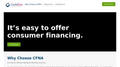 
                            7. It’s easy to offer - CFNA