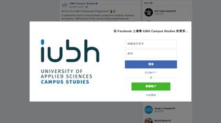 
IUBH Campus Studies - Facebook - 登录或注册  
